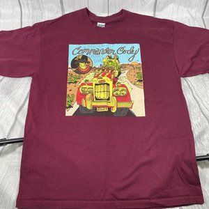 Very Rare Vintage Autographed Commander Cody Tee, Size XL